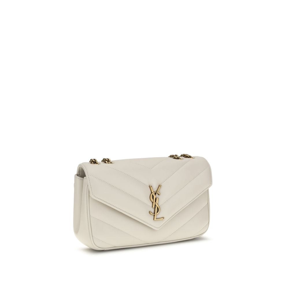 Saint Laurent Beige Lamb Ovis Aries Aries Shoulder Bag Saint Laurent