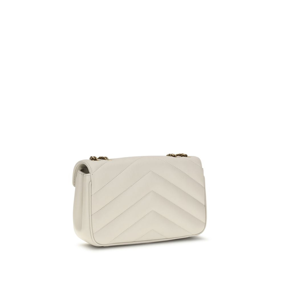 Saint Laurent Beige Lamb Ovis Aries Aries Shoulder Bag Saint Laurent