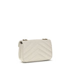 Saint Laurent Beige Lamb Ovis Aries Aries Shoulder Bag Saint Laurent