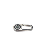 Fendi Silver Metal Compass Charm Keychain Fendi