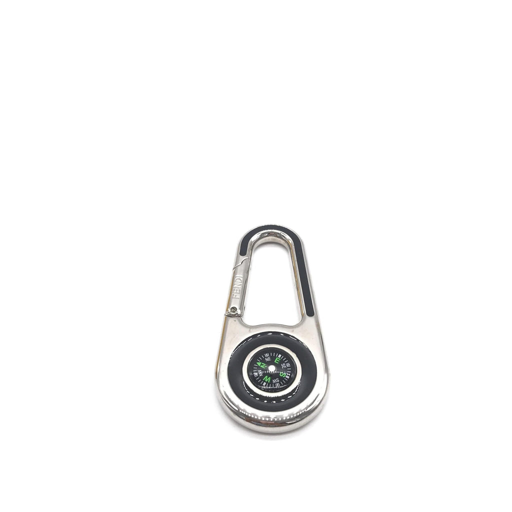 Fendi Silver Metal Compass Charm Keychain Fendi