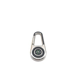Fendi Silver Metal Compass Charm Keychain Fendi