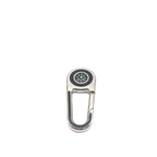 Fendi Silver Metal Compass Charm Keychain Fendi