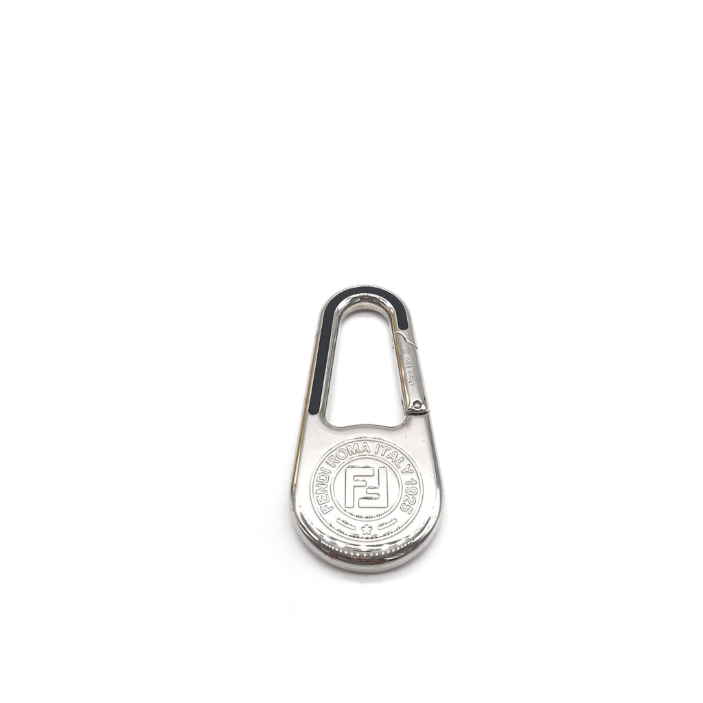 Fendi Silver Metal Compass Charm Keychain Fendi