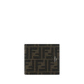 Fendi Brown Calf Leather Bos Taurus Wallet Fendi