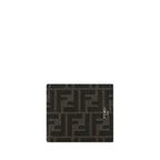 Fendi Brown Calf Leather Bos Taurus Wallet Fendi