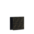 Fendi Brown Calf Leather Bos Taurus Wallet Fendi