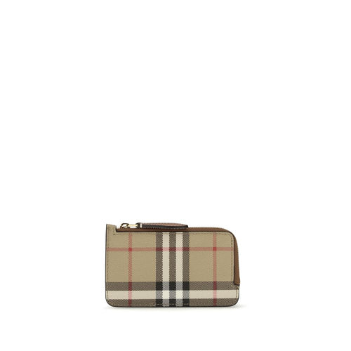 Burberry Beige Polyethylene Wallet Burberry