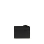 Valentino Garavani Black Calf Leather Bos Taurus Wallet Valentino Garavani
