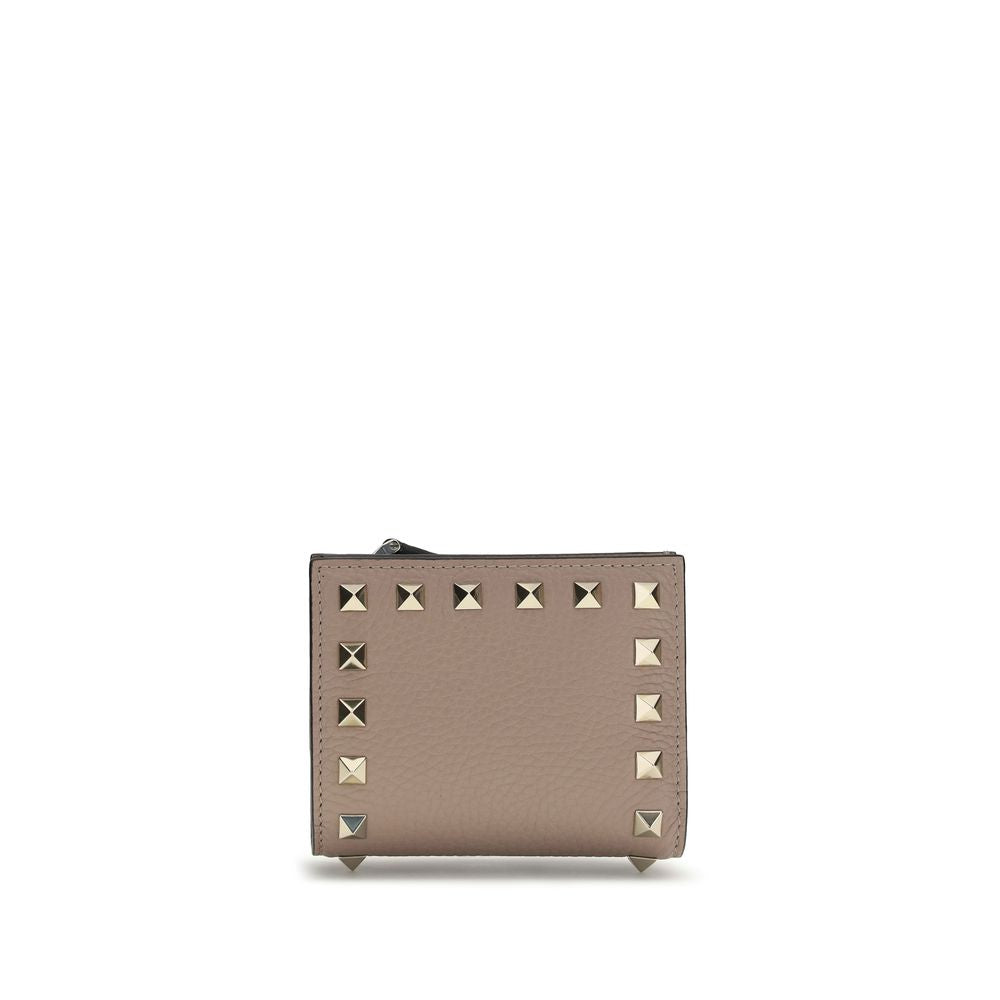 Valentino Garavani Gray Lamb Ovis Aries Aries Wallet Valentino Garavani