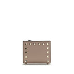 Valentino Garavani Gray Lamb Ovis Aries Aries Wallet Valentino Garavani