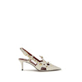 Valentino Garavani Beige Goatskin High Heel Pumps Valentino Garavani