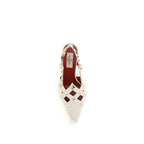 Valentino Garavani Beige Goatskin High Heel Pumps Valentino Garavani