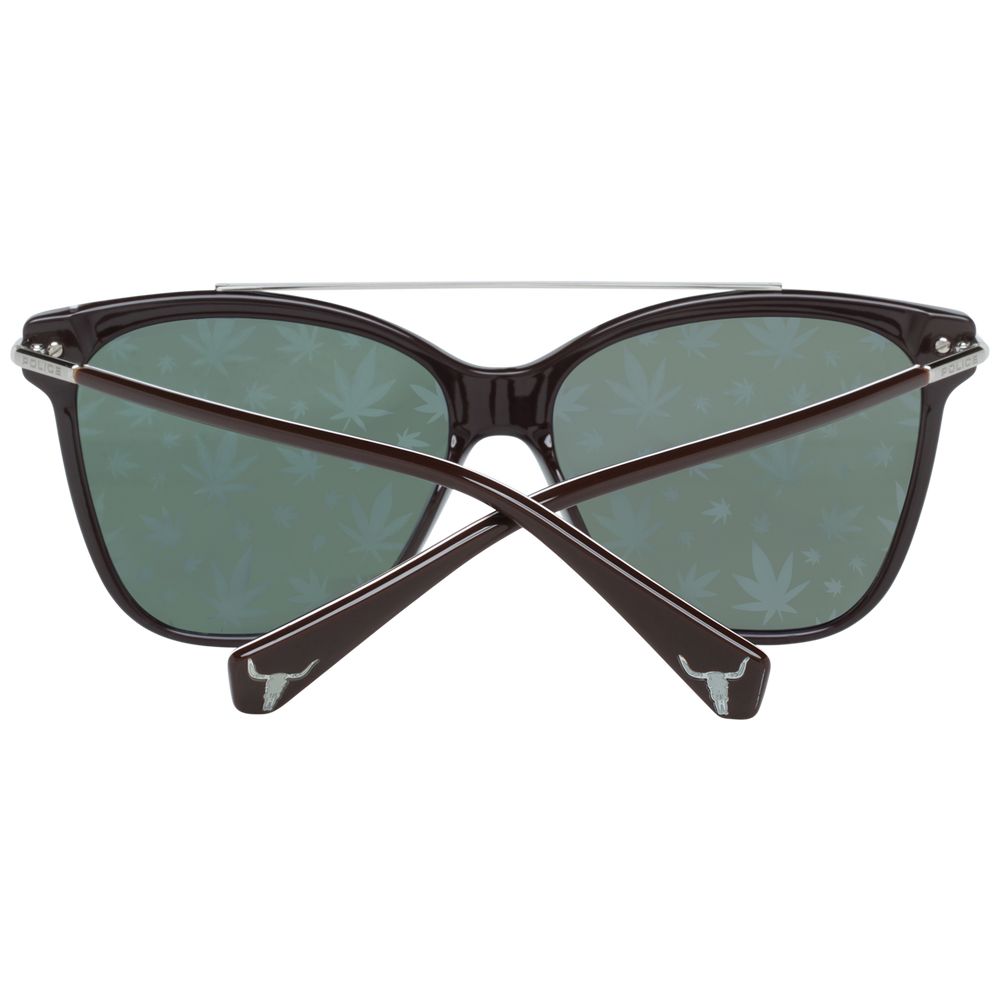 Police Brown Metal & Plastic Sunglasses Police