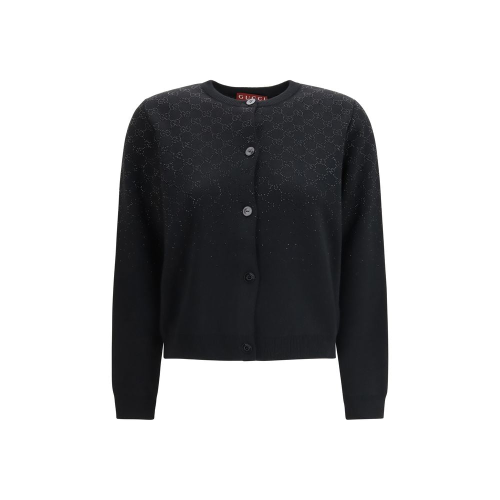 Gucci Black Wool Cardigan Gucci