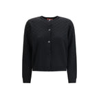 Gucci Black Wool Cardigan Gucci