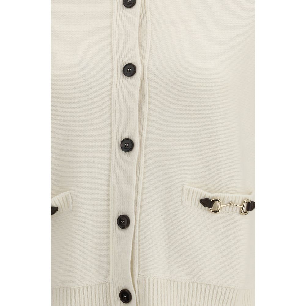 Gucci Beige Wool Cardigan Gucci