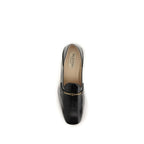 Valentino Garavani Black Calf Leather Bos Taurus Slip-On Loafers Valentino Garavani