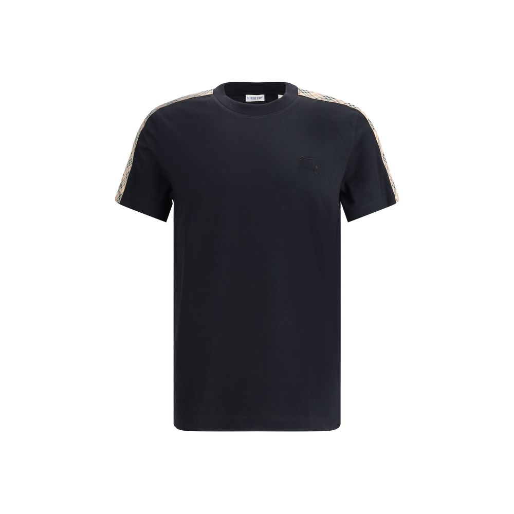 Burberry Black Cotton T-Shirt Burberry
