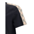 Burberry Black Cotton T-Shirt Burberry
