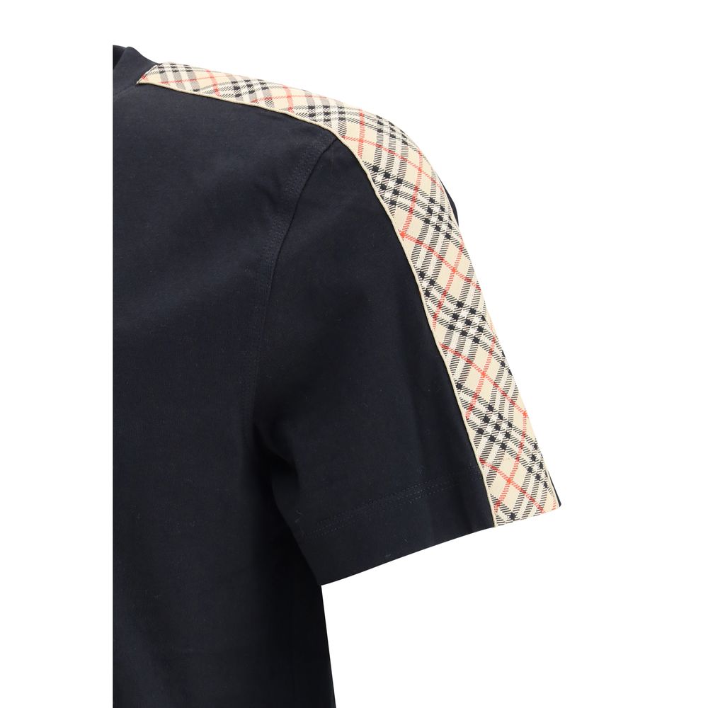 Burberry Black Cotton T-Shirt Burberry