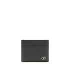 Valentino Garavani Black Calf Leather Bos Taurus Wallet Valentino Garavani