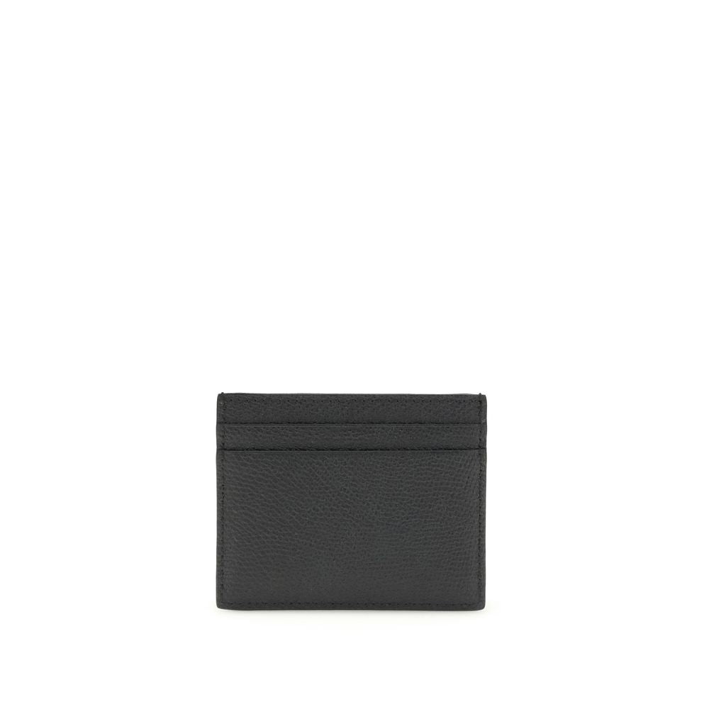 Valentino Garavani Black Calf Leather Bos Taurus Wallet Valentino Garavani