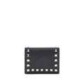 Valentino Garavani Black Calf Leather Bos Taurus Wallet Valentino Garavani