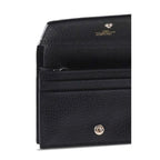 Valentino Garavani Black Calf Leather Bos Taurus Wallet Valentino Garavani