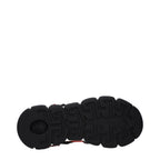 Versace Gray Leather Chunky Sneakers Versace