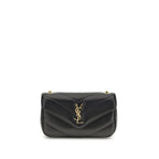 Saint Laurent Black Lamb Ovis Aries Aries Shoulder Bag Saint Laurent