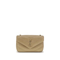 Saint Laurent Beige Lamb Ovis Aries Aries Shoulder Bag Saint Laurent