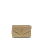 Saint Laurent Beige Lamb Ovis Aries Aries Shoulder Bag Saint Laurent