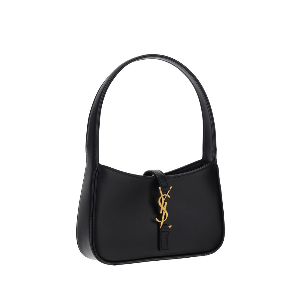 Saint Laurent Black Calf Leather Bos Taurus Shoulder Bag Saint Laurent