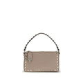 Valentino Garavani Multicolor Calf Leather Bos Taurus Shoulder Bag Valentino Garavani