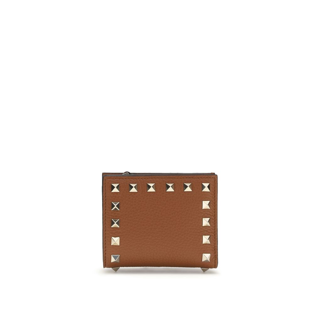 Valentino Garavani Brown Lamb Ovis Aries Aries Wallet Valentino Garavani