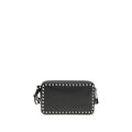 Valentino Garavani Black Calf Leather Bos Taurus Shoulder Bag Valentino Garavani