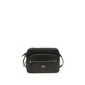 Valentino Garavani Black Calf Leather Bos Taurus Shoulder Bag Valentino Garavani