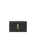Saint Laurent Black Calf Leather Bos Taurus Clutch Bag Saint Laurent