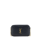 Saint Laurent Black Calf Leather Bos Taurus Shoulder Bag Saint Laurent