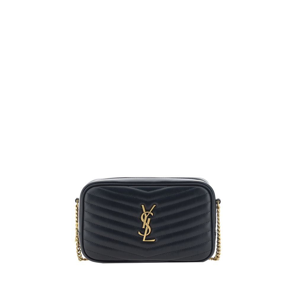 Saint Laurent Black Calf Leather Bos Taurus Shoulder Bag Saint Laurent