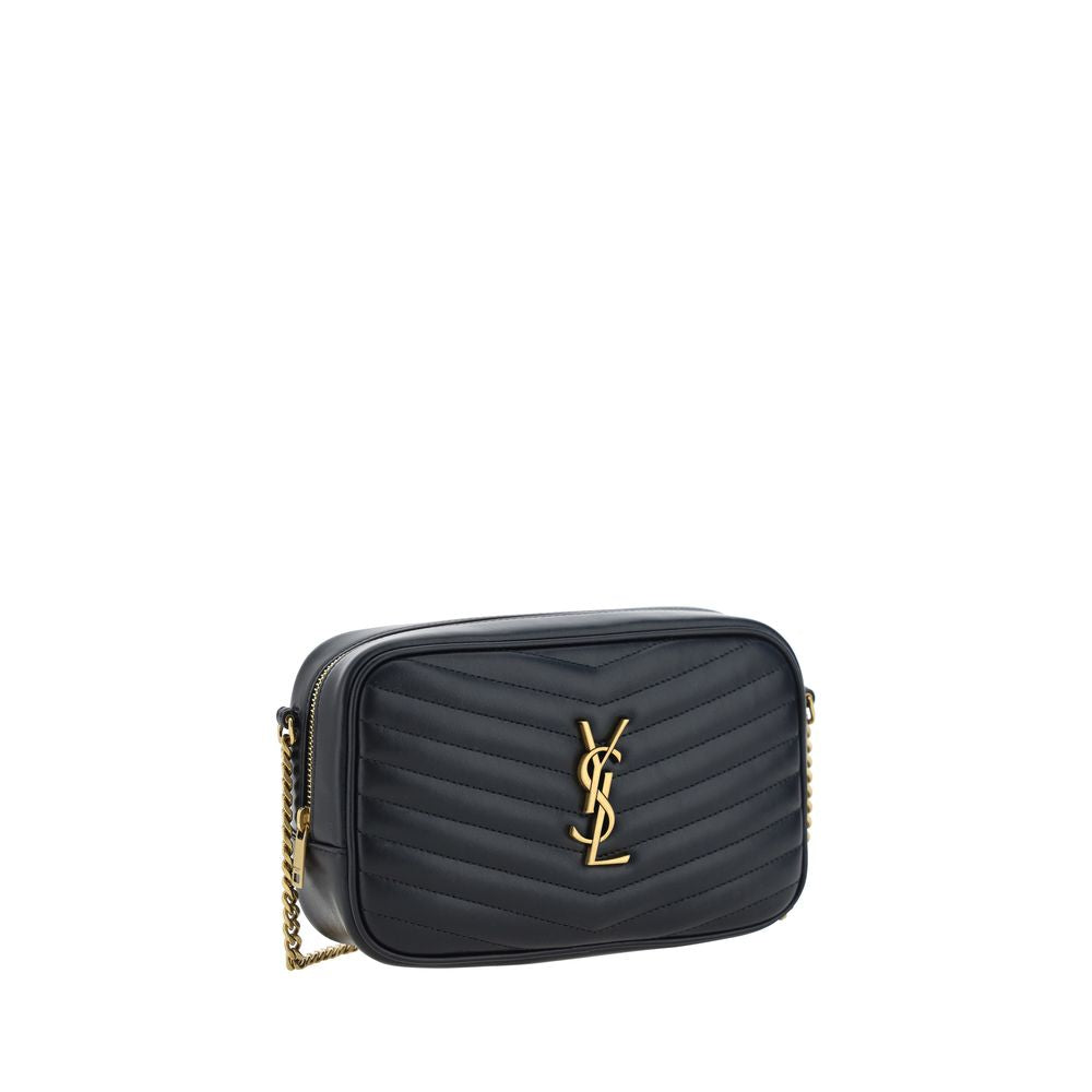 Saint Laurent Black Calf Leather Bos Taurus Shoulder Bag Saint Laurent