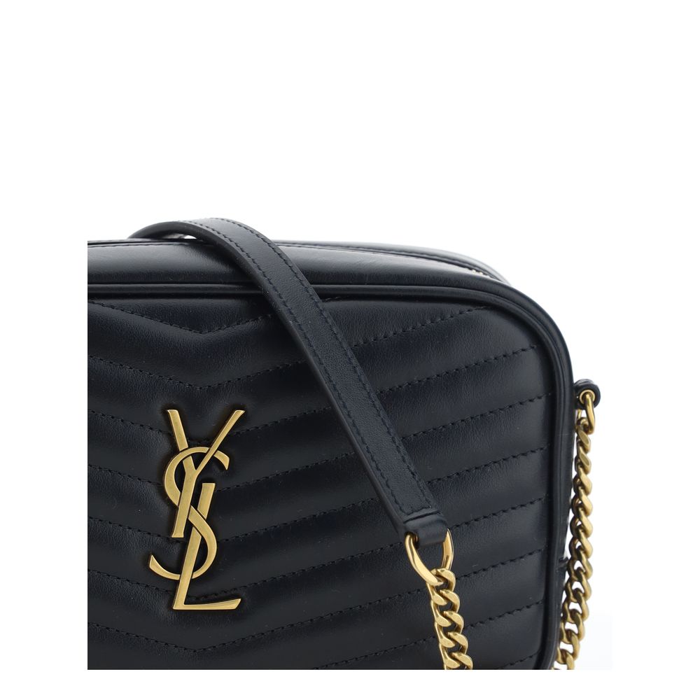 Saint Laurent Black Calf Leather Bos Taurus Shoulder Bag Saint Laurent