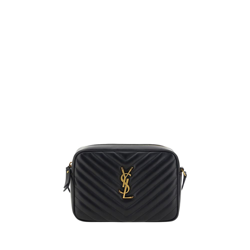 Saint Laurent Black Calf Leather Bos Taurus Shoulder Bag Saint Laurent