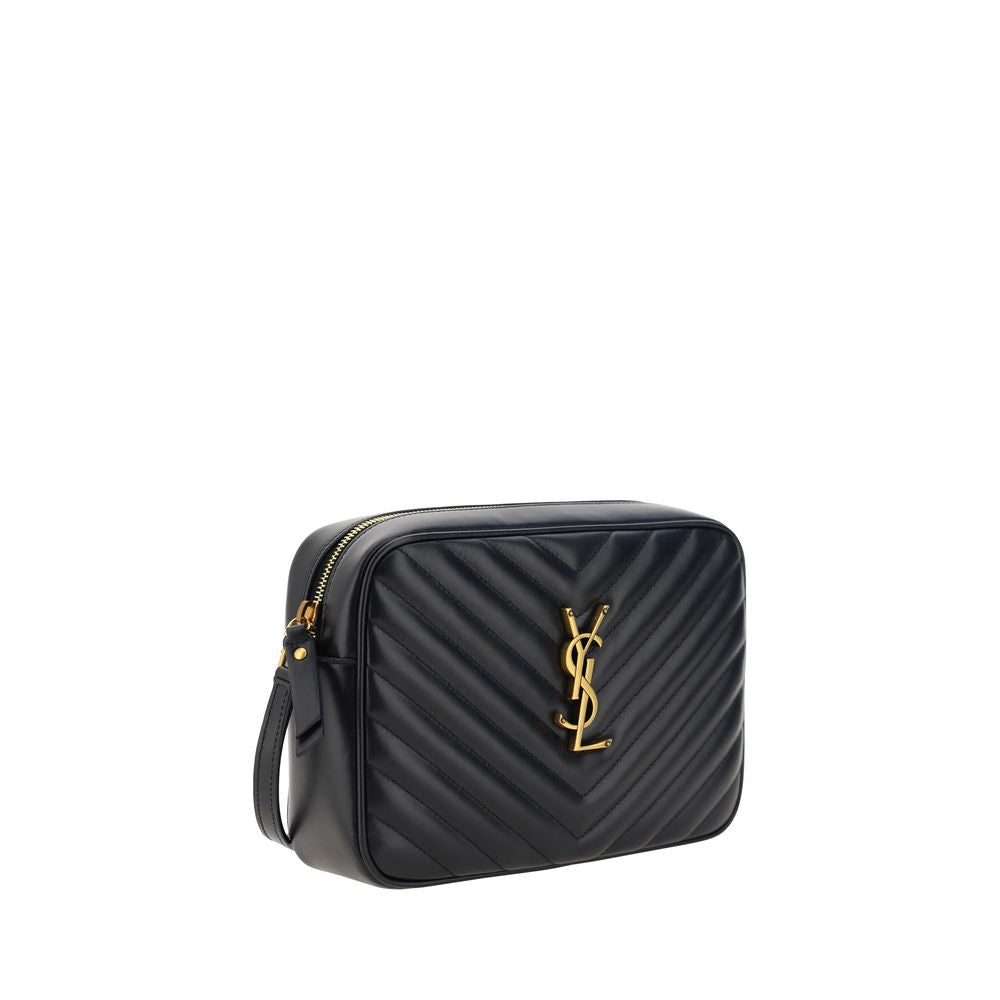 Saint Laurent Black Calf Leather Bos Taurus Shoulder Bag Saint Laurent