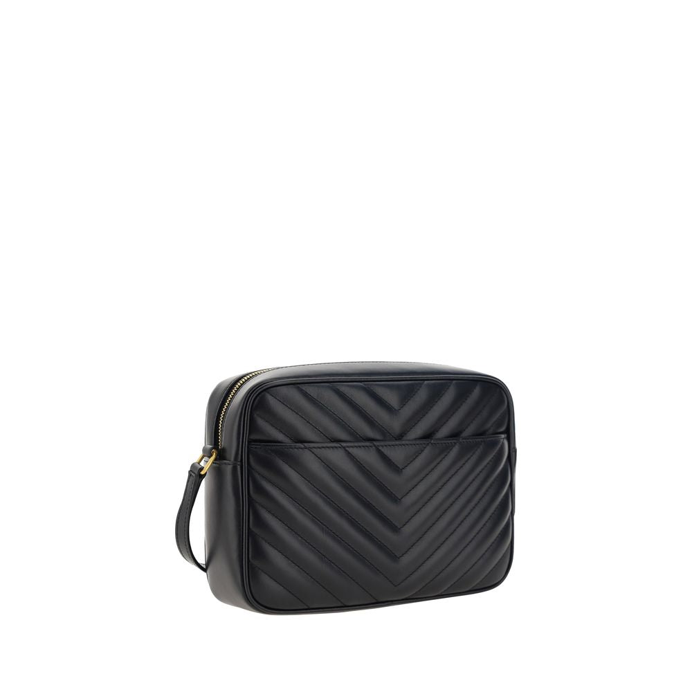 Saint Laurent Black Calf Leather Bos Taurus Shoulder Bag Saint Laurent
