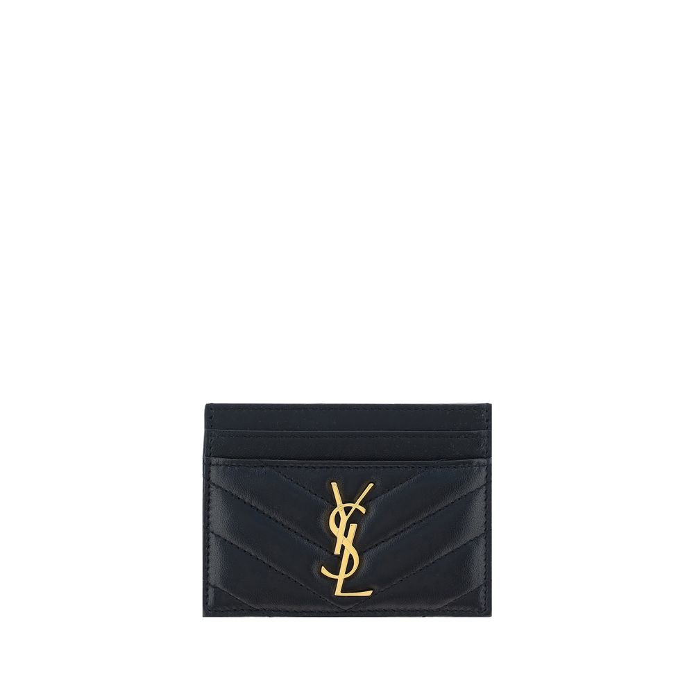 Saint Laurent Black Lamb Ovis Aries Aries Wallet Saint Laurent