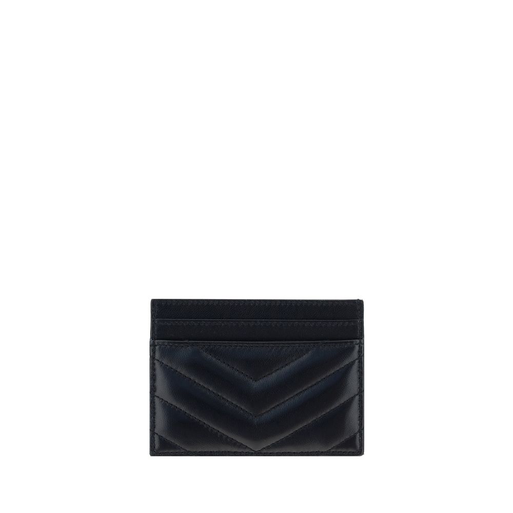 Saint Laurent Black Lamb Ovis Aries Aries Wallet Saint Laurent