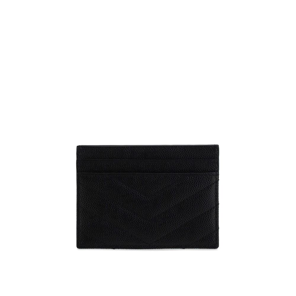 Saint Laurent Black Calf Leather Bos Taurus Wallet Saint Laurent