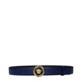 Versace Blue Leather Belt Versace